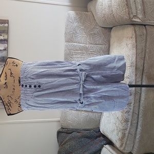 Mossimo Heritage Striped Tube Top Romper